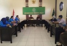 Kajari Palu menerima Audiens dari Mahasiswa Untad