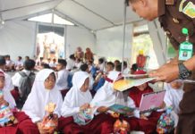 Trauma Healing untuk Anak SDN Balaroa Korban Gempa Palu Digelar di Tenda