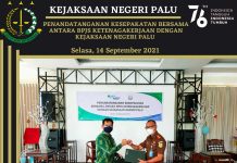 MoU BPJS Ketenagakerjaan dengan Kejaksaan Negeri Palu