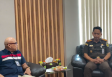 Kepala Kejaksaan Negeri Palu menerima kunjungan Kepala Stasiun TVRI Sulawesi Tengah